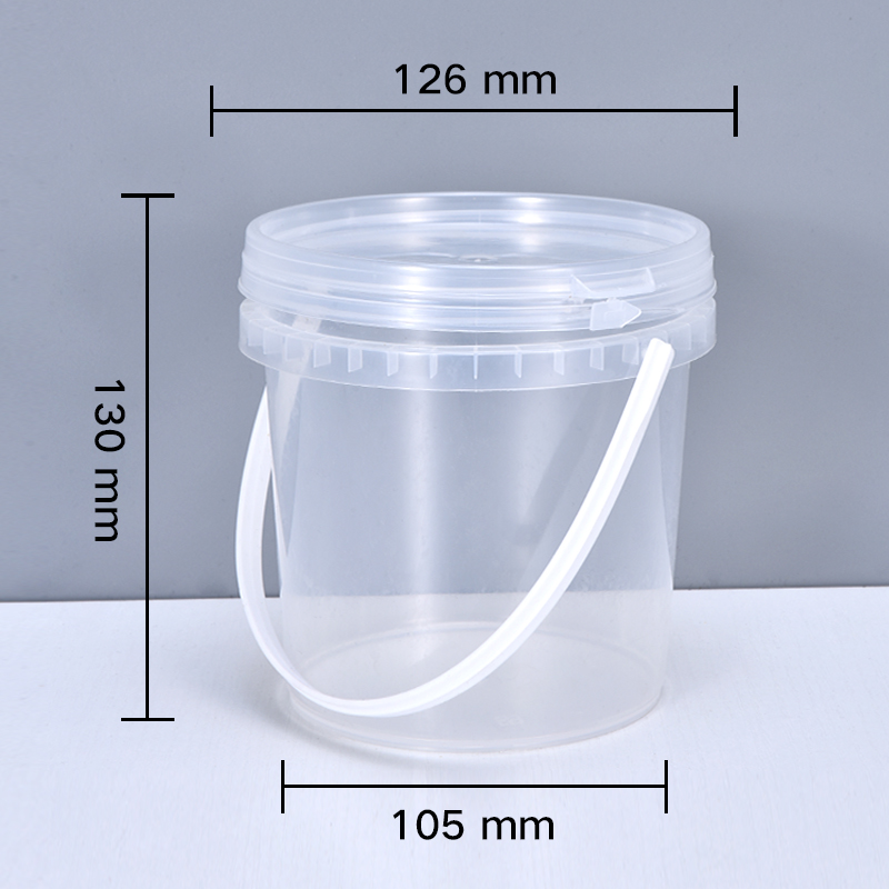 Empty 1L plastic bucket with L - Water Bottle Blank recensie en prijs
