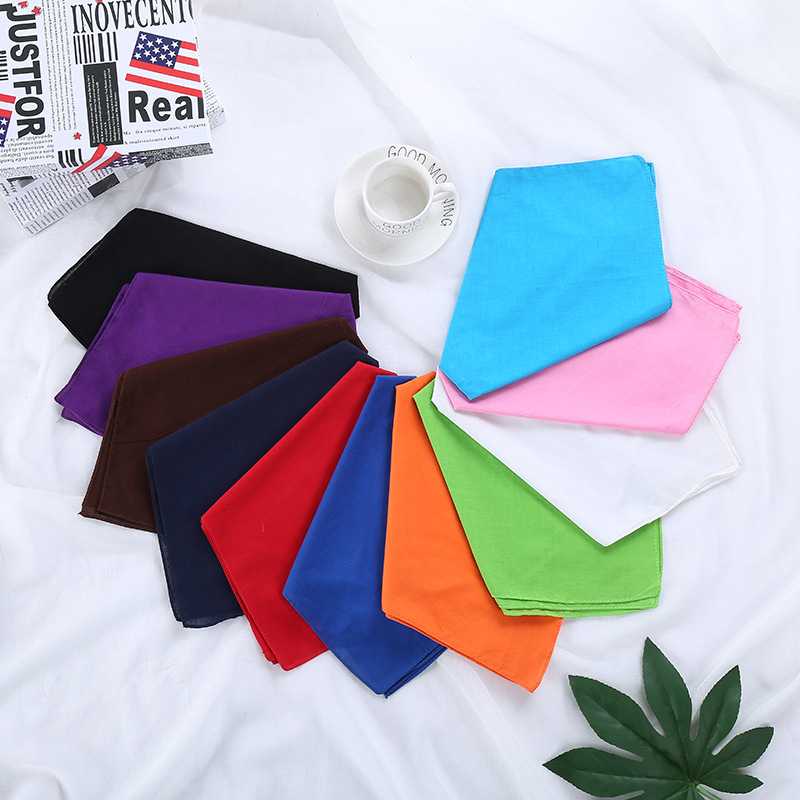 Headscarf Cotton Solid Color R - Bandana Blank White recensie en prijs