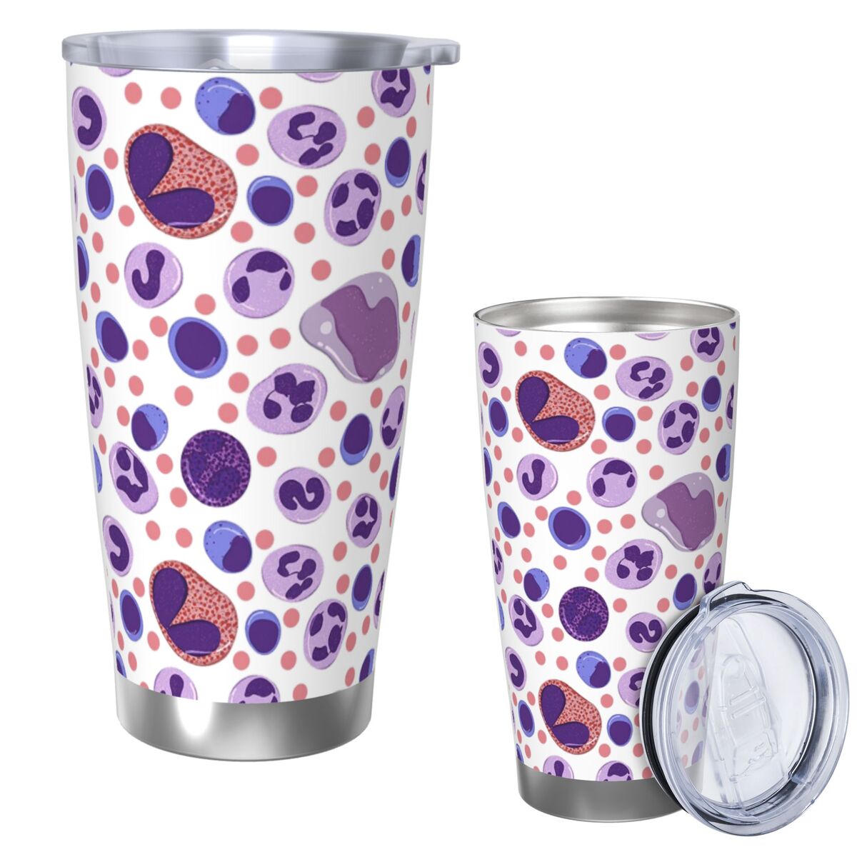 Large White Blood Cell Pattern - Tumbler 20Oz White recensie en prijs