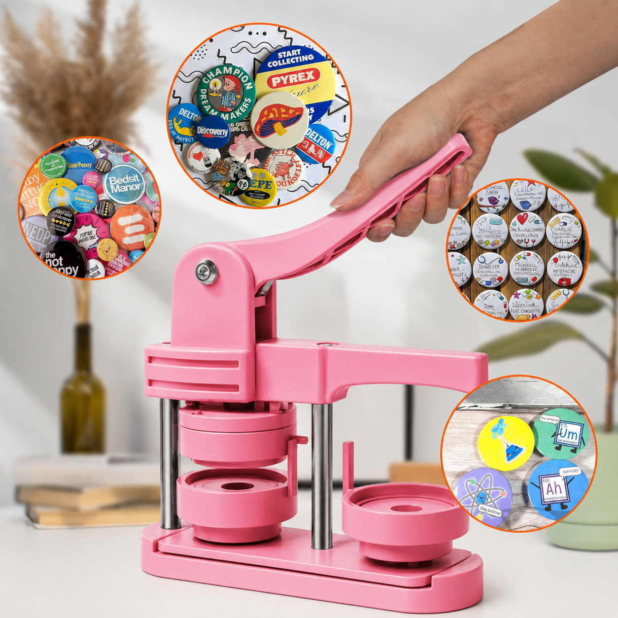 Button Maker Machine 2.25-in + - Button Badge Blank recensie en prijs