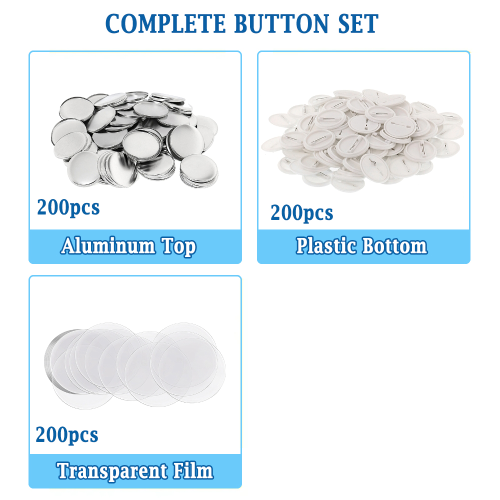 200pcs DIY Round Badge Making  - Button Badge Blank recensie en prijs