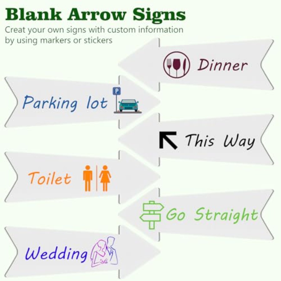 Directional Arrow Signs with S - Yard Sign Blank recensie en prijs