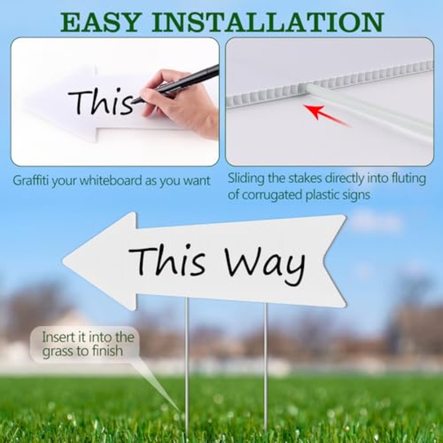 Directional Arrow Signs with S - Yard Sign Blank recensie en prijs