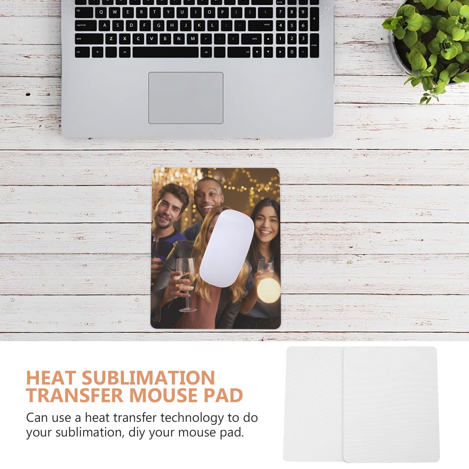 5Pcs Rubber Sublimation Blank  - Mouse Pad Blank Sublimation recensie en prijs