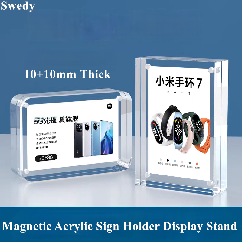 5 PCS 90x55mm Magnetic Acrylic - Photo Acrylic Block recensie en prijs