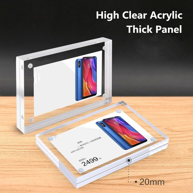 5 PCS 90x55mm Magnetic Acrylic - Photo Acrylic Block recensie en prijs