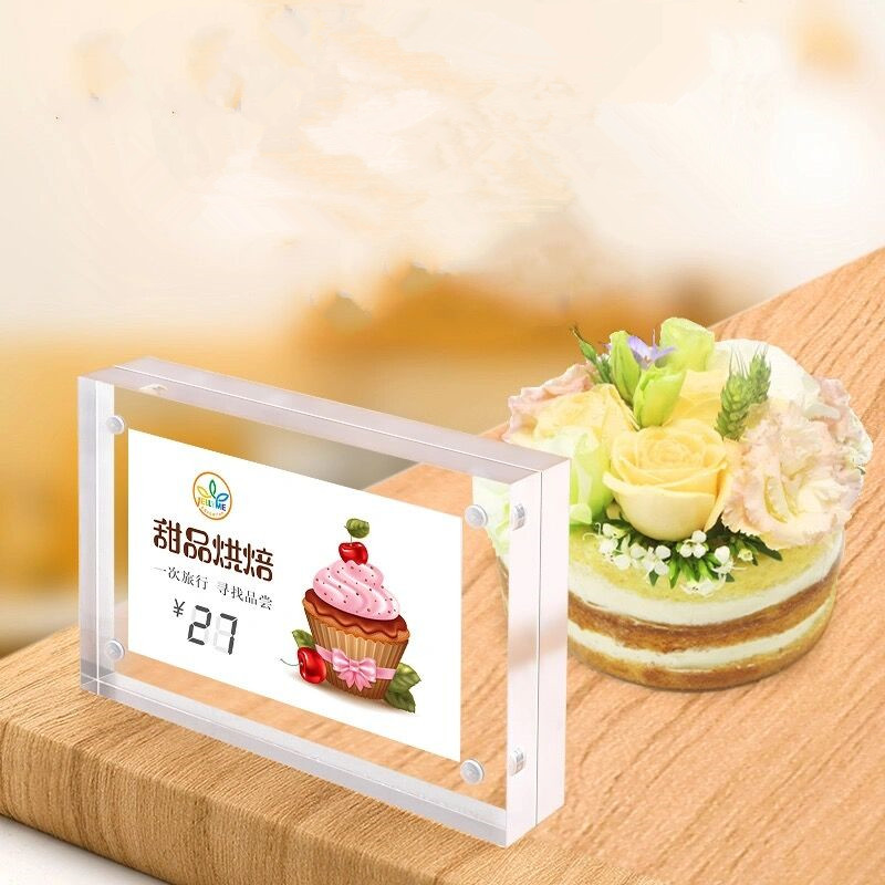 5 PCS 90x55mm Magnetic Acrylic - Photo Acrylic Block recensie en prijs