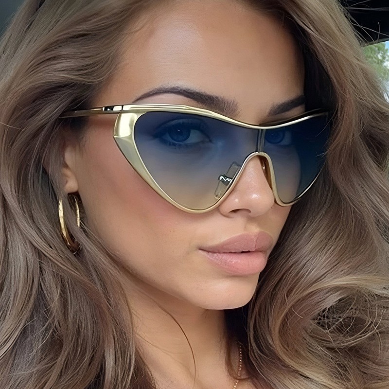 Rimless Y2K Style Sunglasses R - Metal Photo Panel recensie en prijs