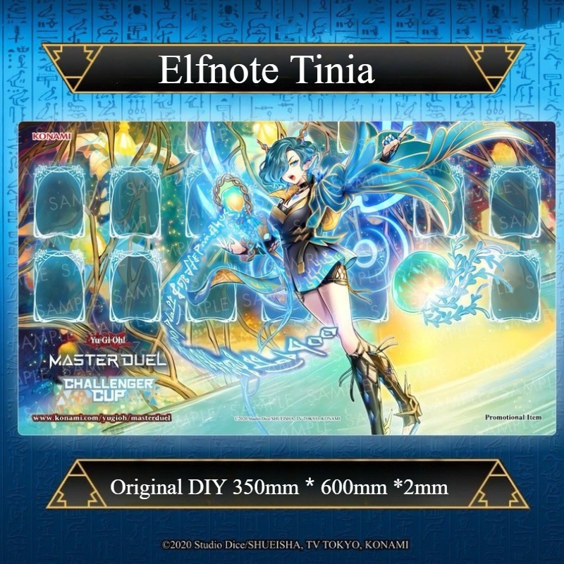 Yugioh Elfnote Tinia Play Mat  - Door Mat Blank recensie en prijs
