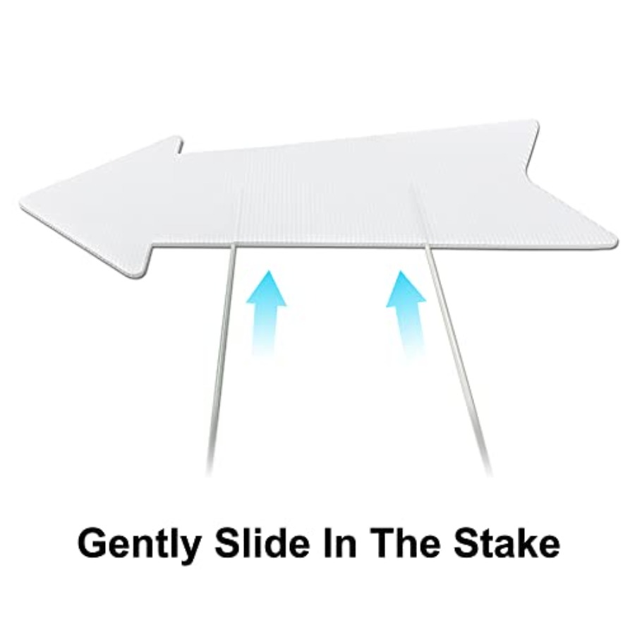 Blank Arrow Signs with Stakes  - Yard Sign Blank recensie en prijs