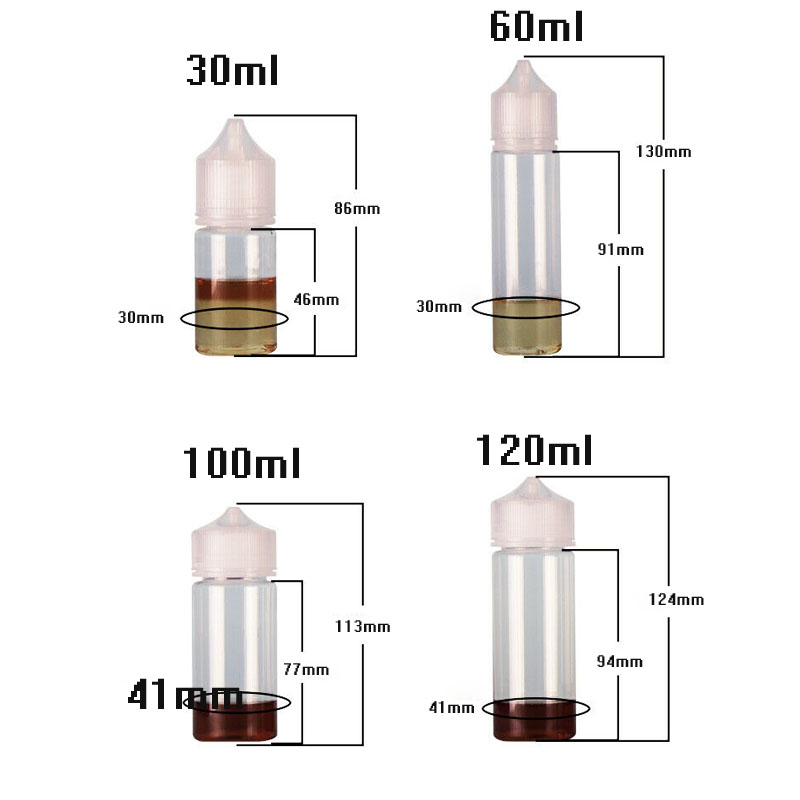 5pcs 30ml/60ml/100ml/120ml Pla - Water Bottle Blank recensie en prijs