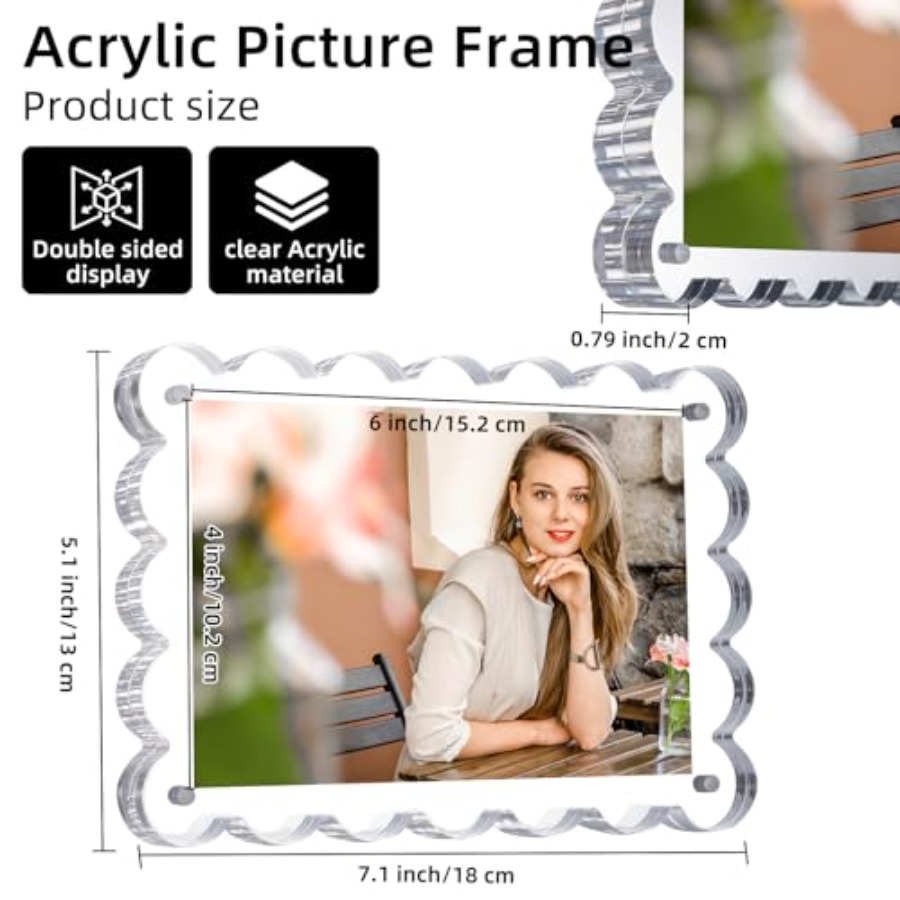 3 Pack Acrylic Picture Frame.  - Photo Acrylic Block recensie en prijs