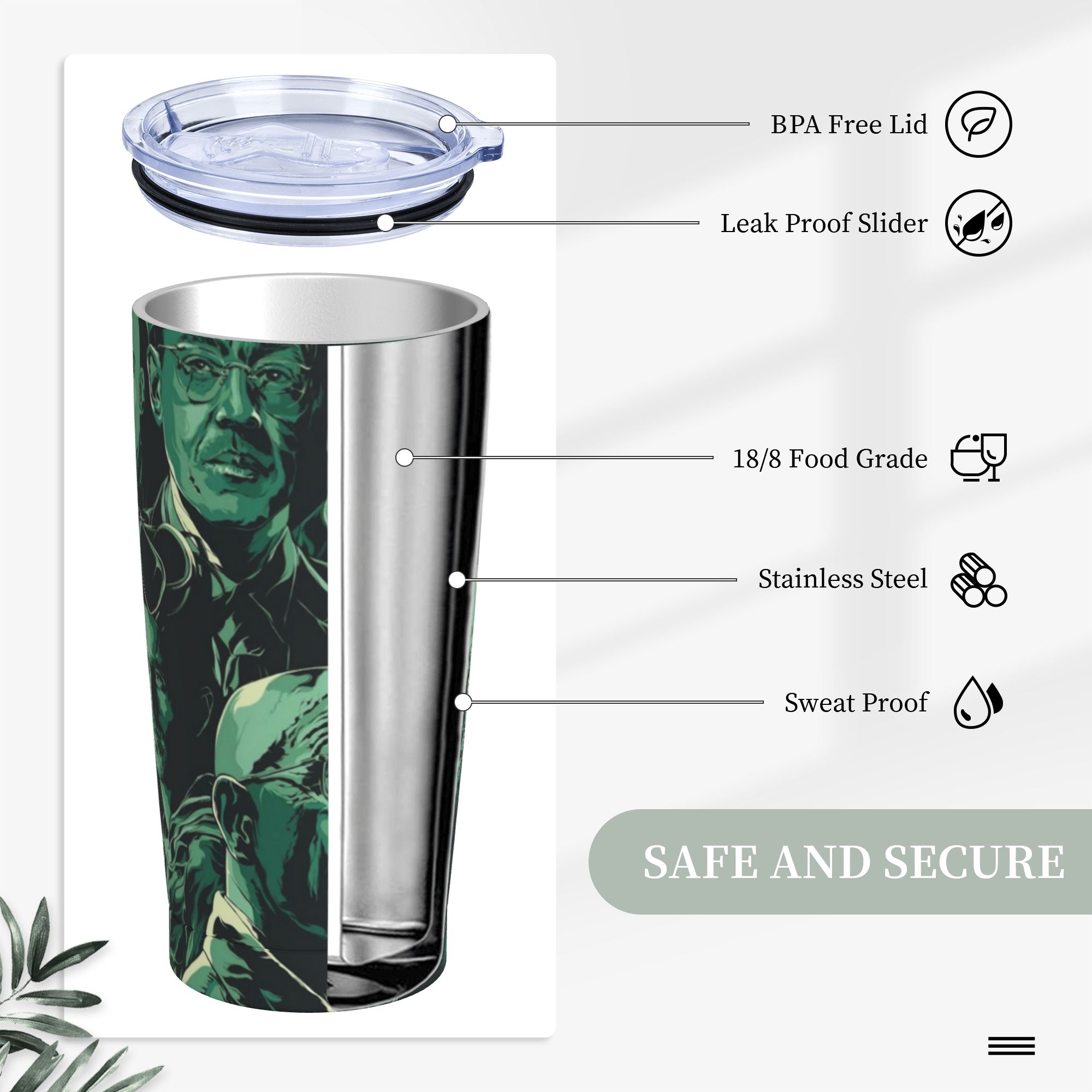 Breaking Bad Walter White Insu - Tumbler 20Oz White recensie en prijs