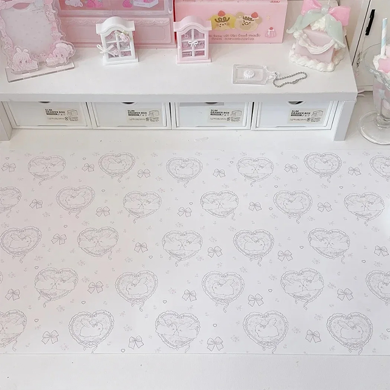 Kawaii Pink Rabbit PU Leather  - Mouse Pad Blank Sublimation recensie en prijs