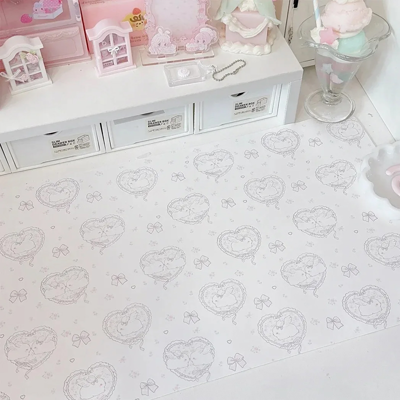 Kawaii Pink Rabbit PU Leather  - Mouse Pad Blank Sublimation recensie en prijs
