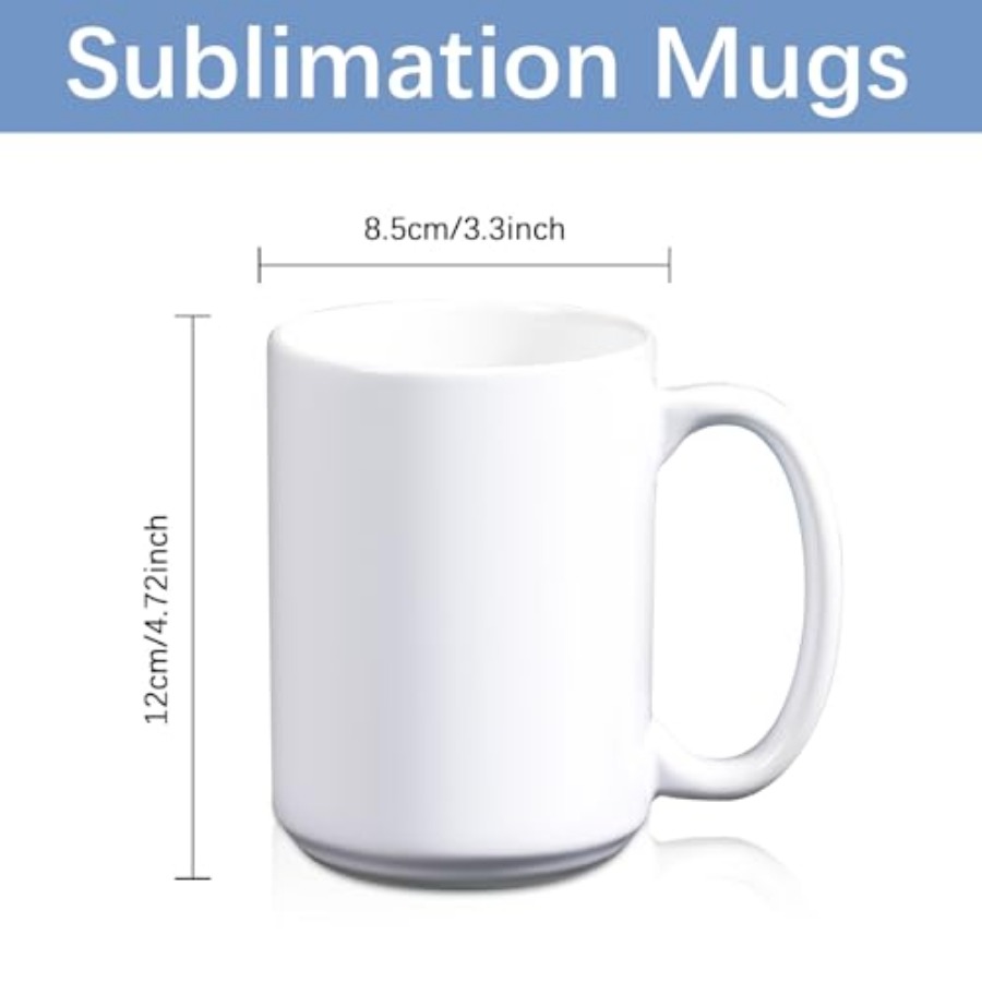 15 PACK 15 oz sublimation mugs - Sublimation Mug White recensie en prijs