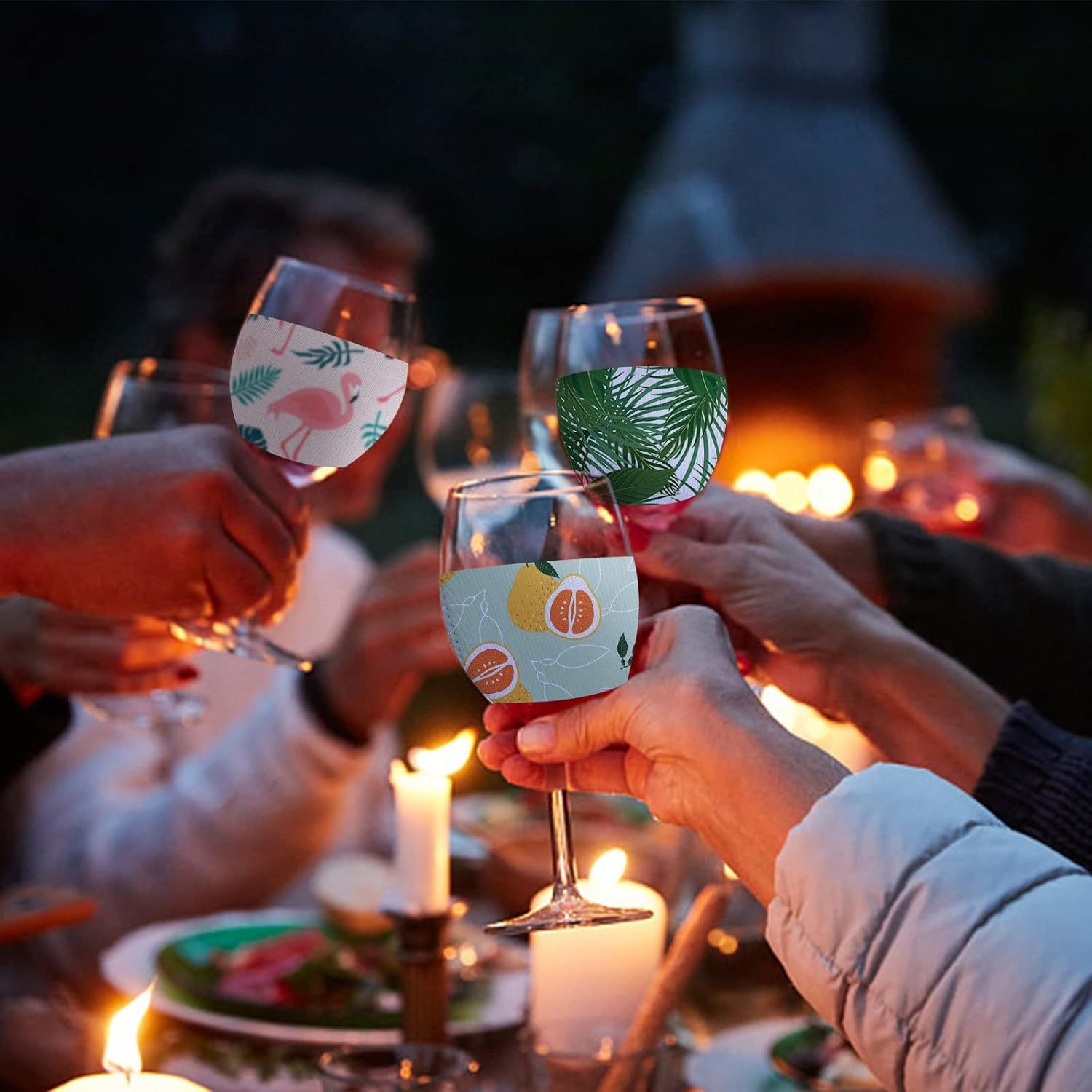 15 PCS Neoprene Wine Glass Sle - Puzzle Blank White recensie en prijs