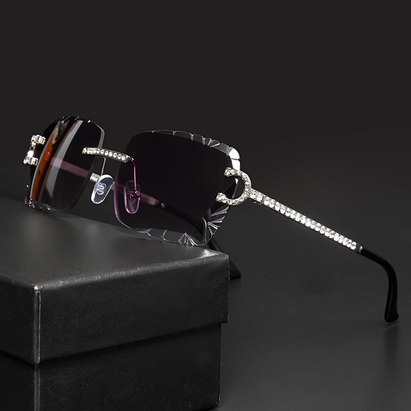 Fashion Rimless Square Sunglas - Metal Photo Panel recensie en prijs