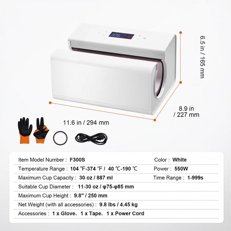 Auto Tumbler Heat Press Machin - Sublimation Mug White recensie en prijs