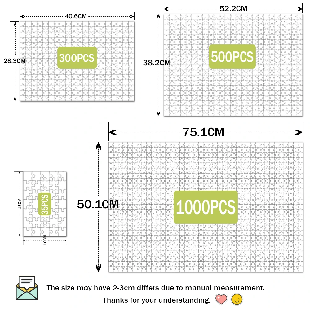 Dropshipping Custom Jigsaw Puz - Puzzle Blank White recensie en prijs