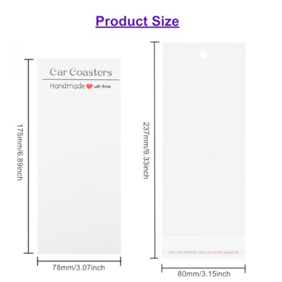 Sets Car Coaster Packaging for - Coaster Sublimation Blank recensie en prijs