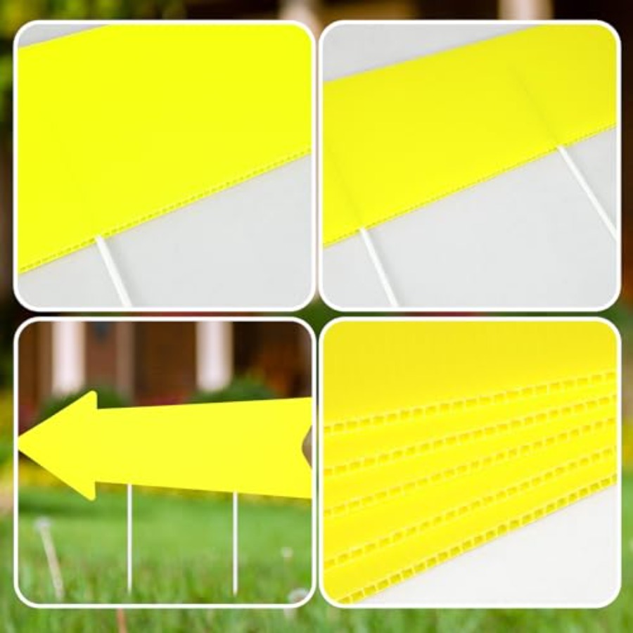 12 Pcs Arrow Signs with Stakes - Yard Sign Blank recensie en prijs