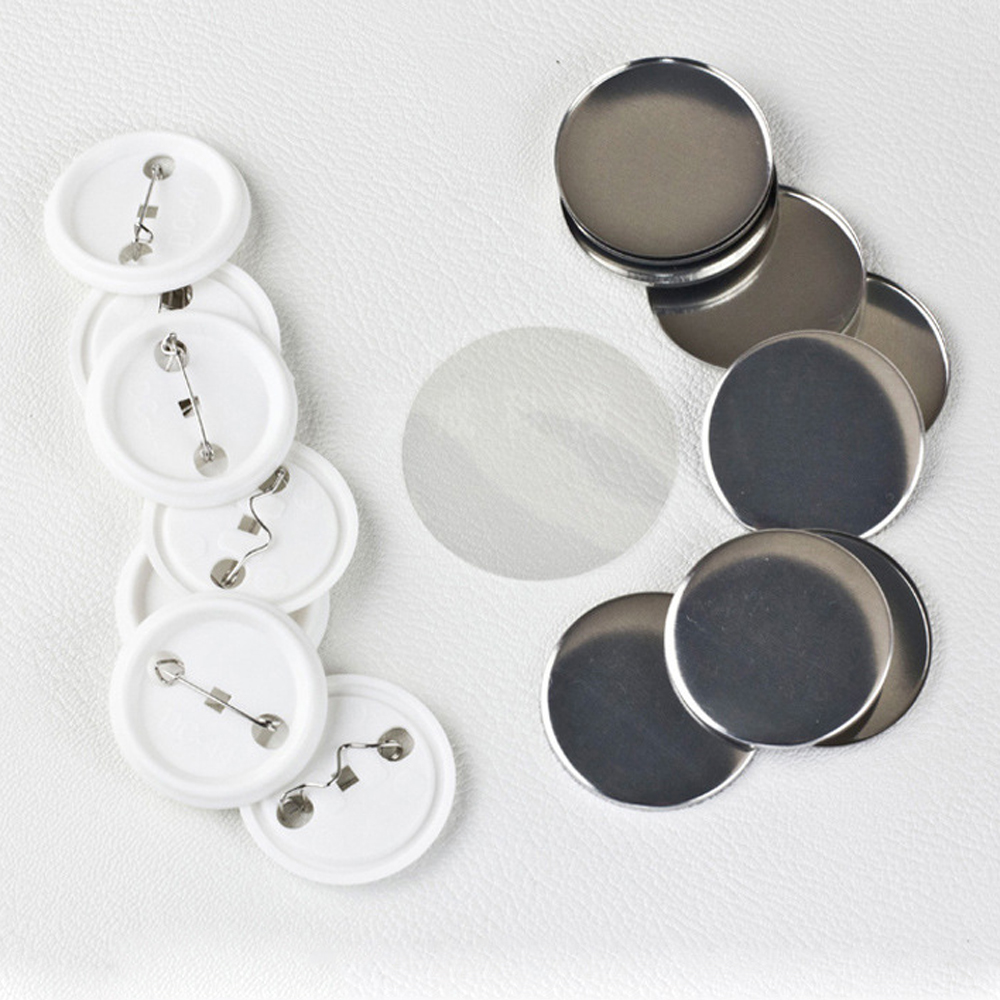 100Pcs/set Plastic Blank Badge - Button Badge Blank recensie en prijs