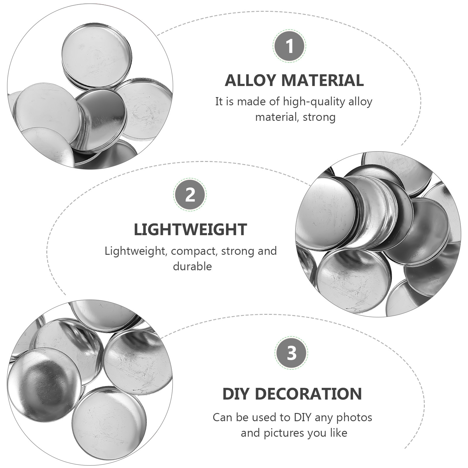100Sets Blank Button Badge Par - Button Badge Blank recensie en prijs