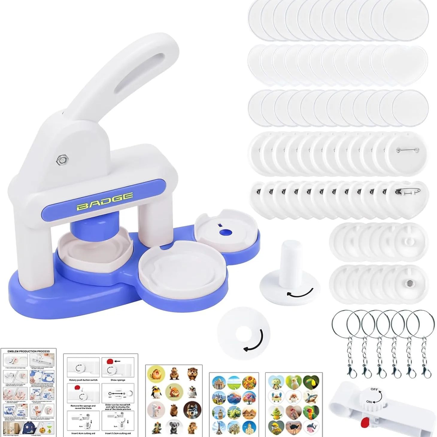 DIY Badge Making Machine, Butt - Button Badge Blank recensie en prijs